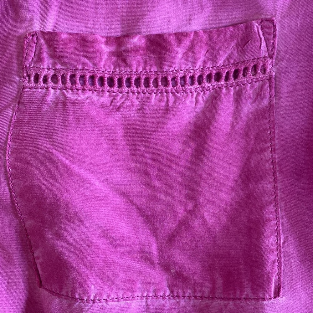Pilcro Magenta Button-Front Maxi Dress - Picture 13 of 17